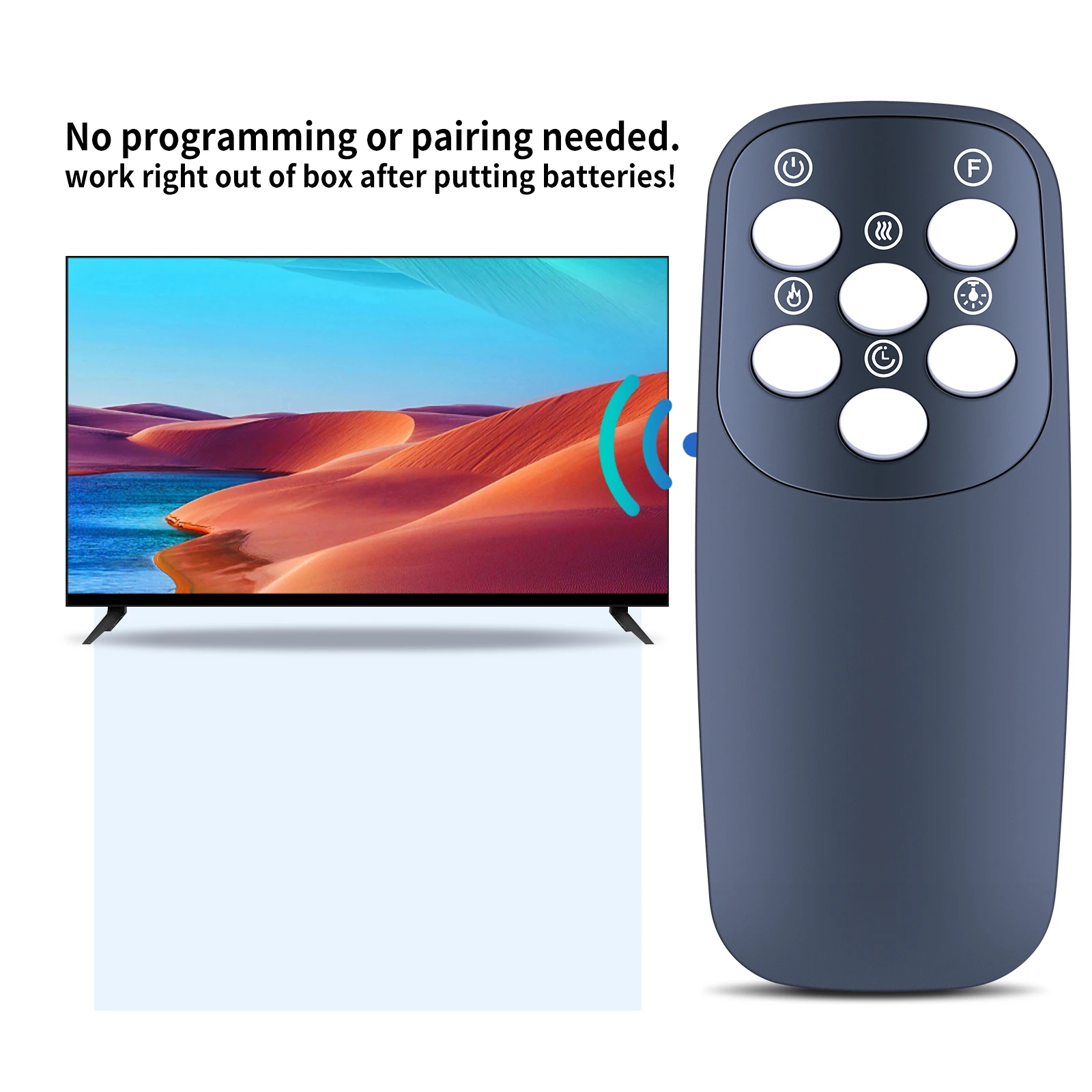 新しいリモコン Intertek IF-32FSB 電気暖炉ヒーター用