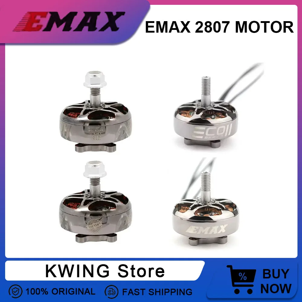 EMAX ECOII Series eco ii 2807 drone Motor 6S 1300KV 1500KV 1700KV Motor Brushless RC For7 