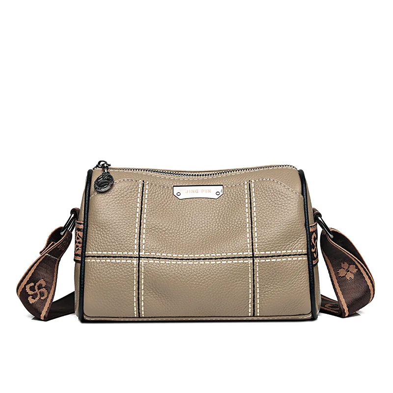 New Leather Bag Women's Messenger Female Single Shoulder Handbags For Women Luxury Crossbody Quality Casual High-grade Versatile