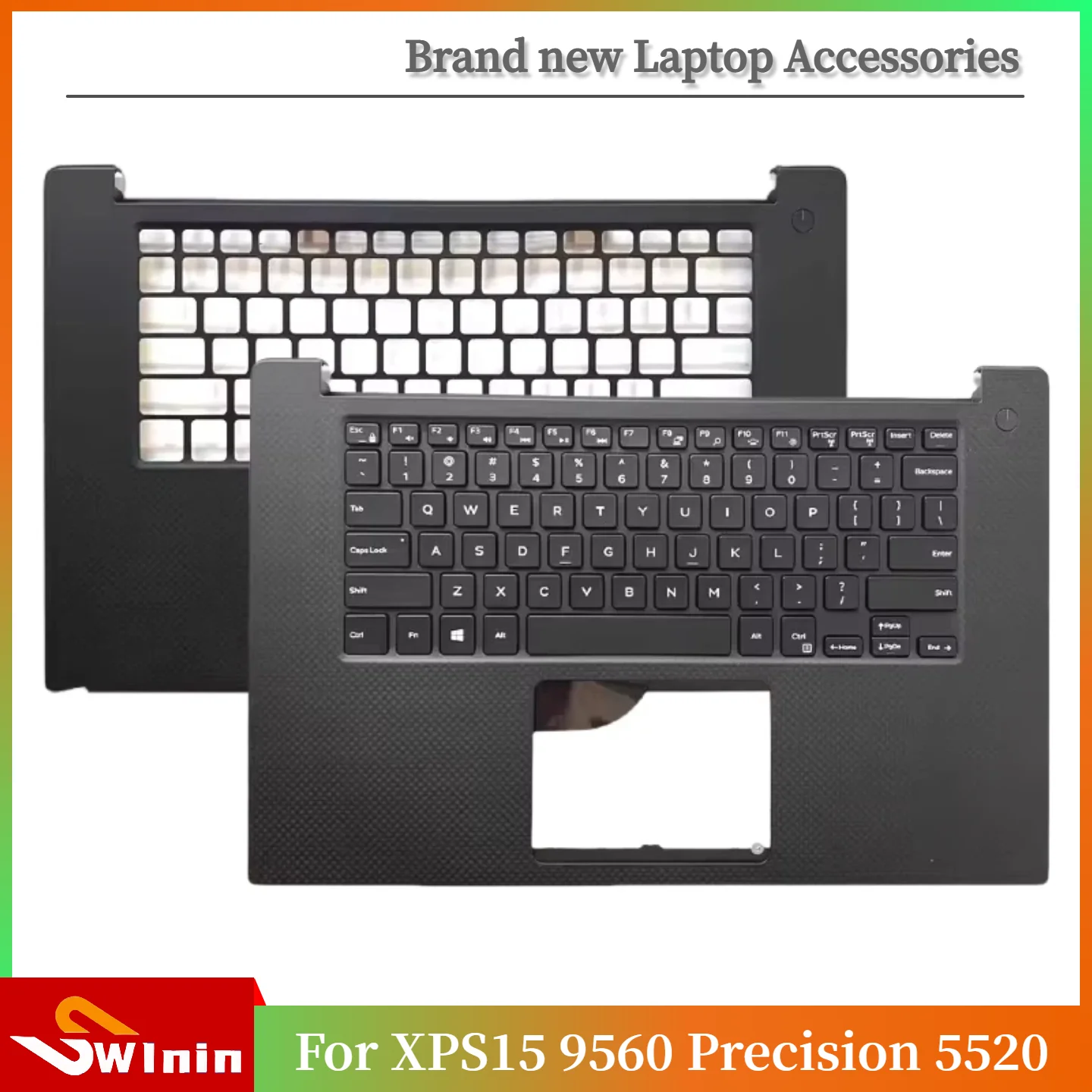 

Новый корпус для XPS 15 9560 Precision 5520, чехол с рамкой для клавиатуры, чехол для упора для рук, верхний чехол 0Y2F9N Y2F9N