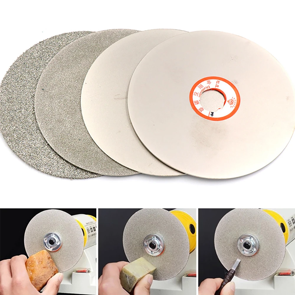 

1Pcs 6inch 150mm Diamond Coated Flat Lap Disc Jewelry Polish Grinding Wheel Diamond Grinding Disc Grinding Sheet Sand Tray