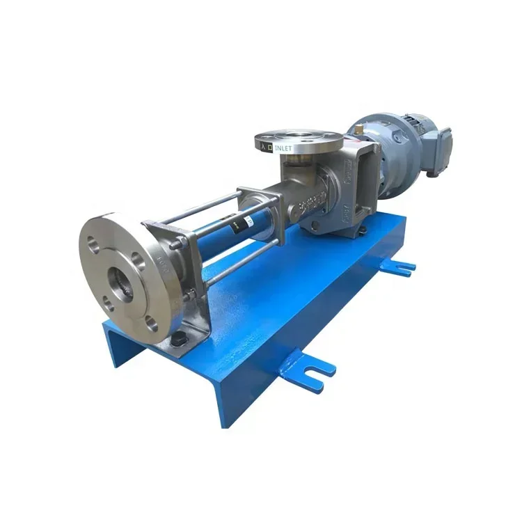 NM015BY01L06B 304/316L SS Food Grade Honey Progressing Cavity Single Screw Pump PCP NM015BY02S12BHot Sales