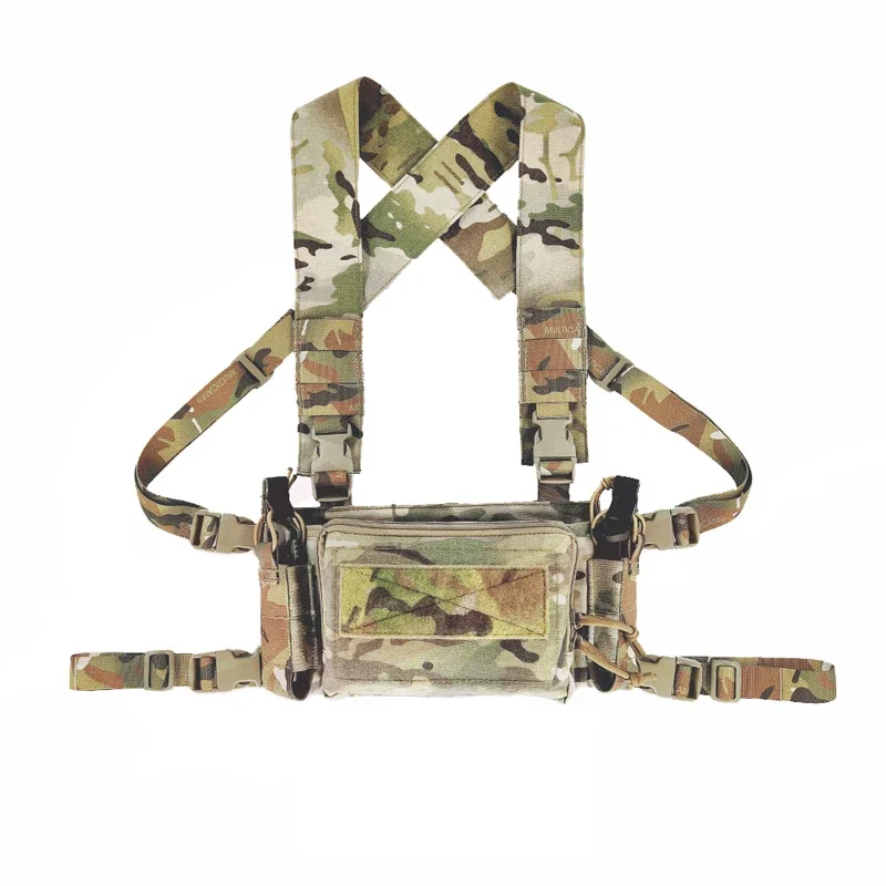 Tactical D3CRM Chest Rig Airsoft Lightweight Micro Vest Multicam 500D Plate Carrier Modular Chest Rig Equipment