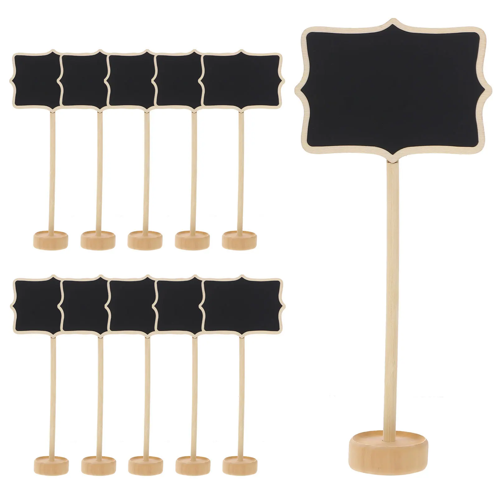 1Set Reliable Structure Mini Chalkboard Signs Easy to Write on Suitable for Logo Making Small Blackboard Sign Chalkboard Signs