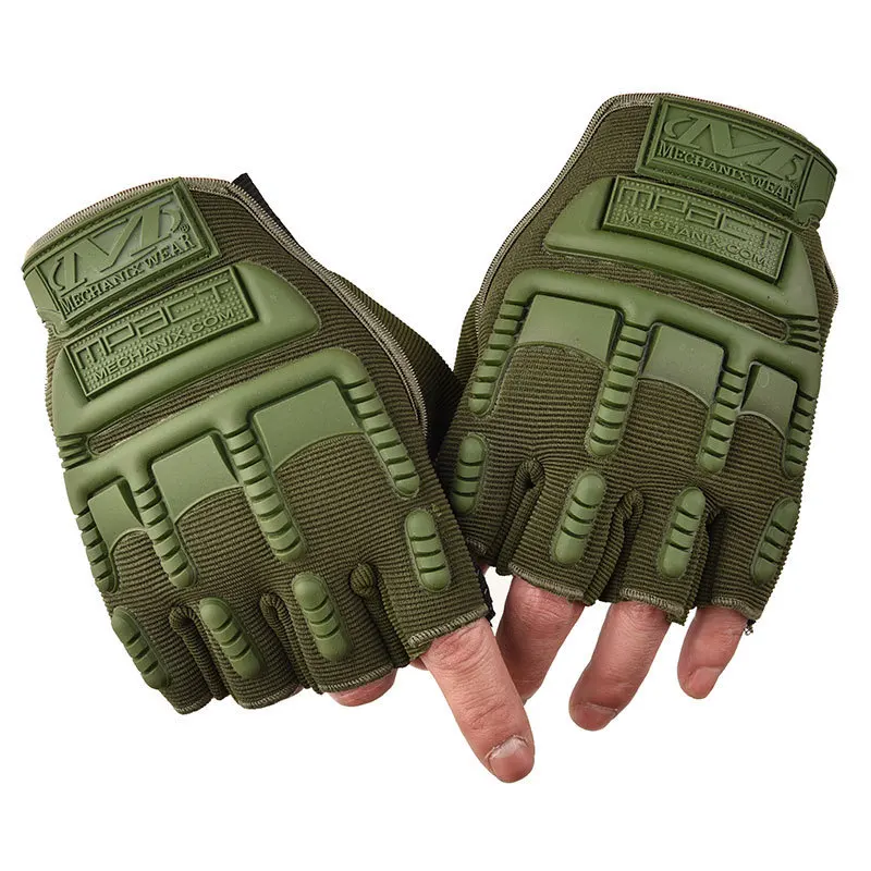 Gants sans doigts d\'été pour hommes et femmes, équipement de protection des jointures, conduite à la main, escalade, cyclisme, vélo, 1 paire