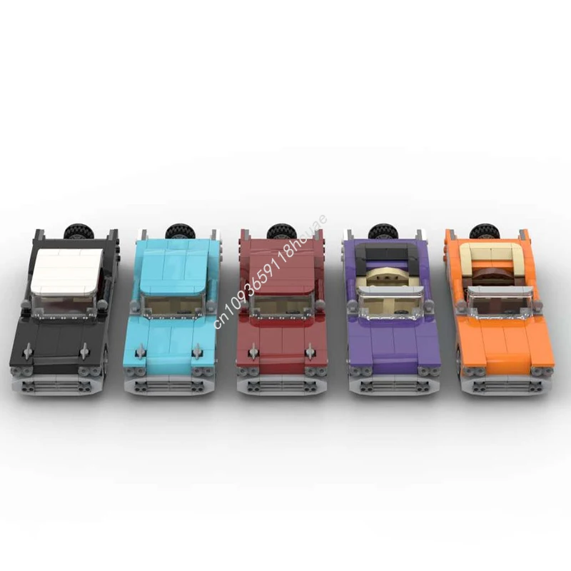 1602 個 MOC ボウタイ インパラ セット 5 色シティ チャンピオンズ スーパーカー モデルビルディングブロッククラフトおもちゃ教育子供クリスマスギフト