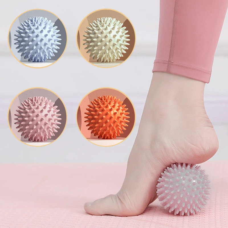 5/2pcs Hedgehog Massage Ball Acupoint Deep Tissue Fascial Release Tool Muscle Relaxation Stress Relief Massager for Yoga Fitness