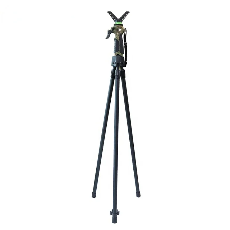 Sell V-shaped rotary yoke tripod telescopic shooting stick hunting stick popular