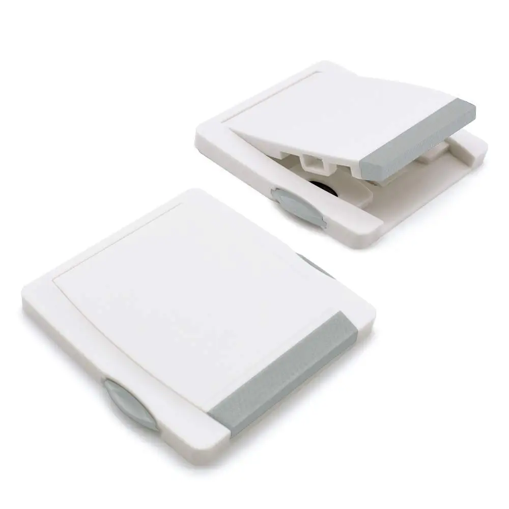 

Замок для раздвижных дверей и окон для защиты детей, 2 серых комплекта, для домашней безопасности малышей