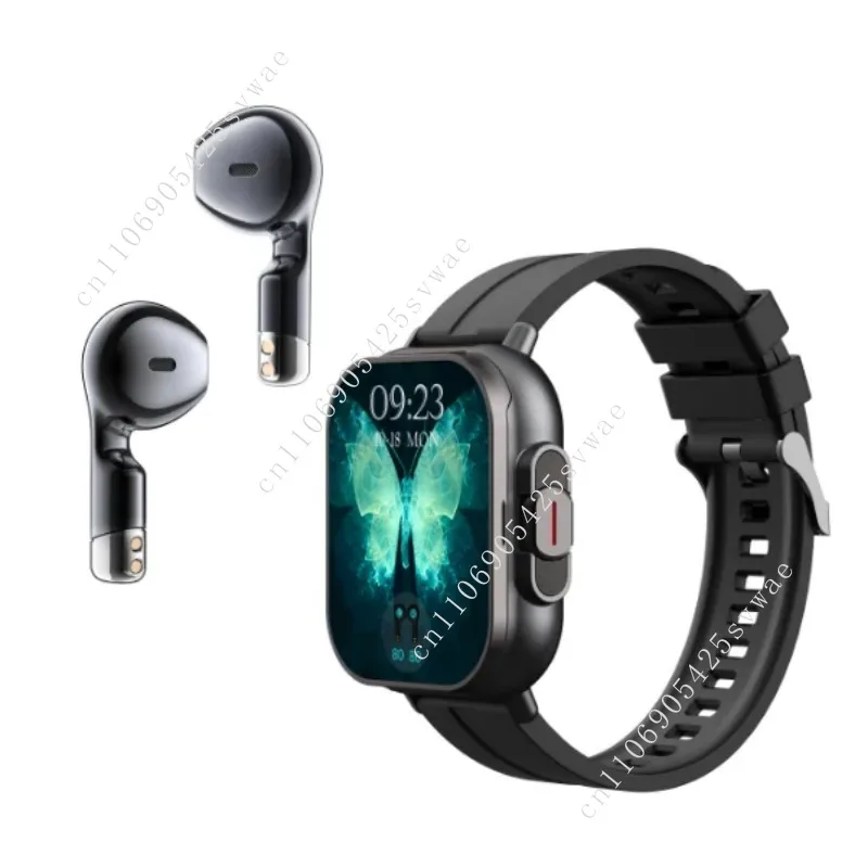 

250mah TFT Waterproof Smart Watch Earphone Blood Oxygen Health Monitoring Breathing Training D8 Smart Call Watch With Headset
