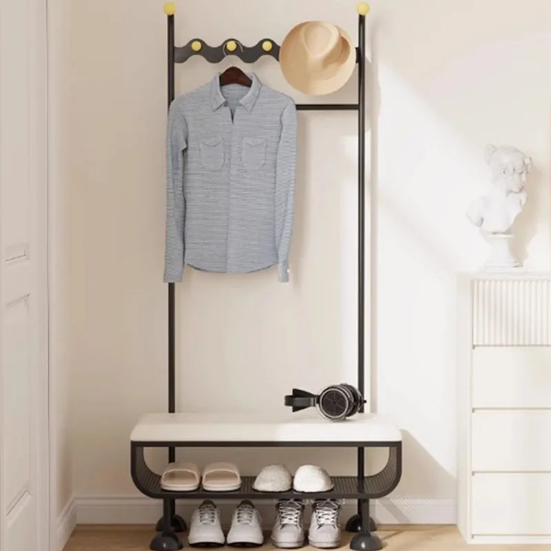 

Display Dress Coat Racks Clothes Storage Standing Wooden Indoor Coat Racks Garment Shoe Open Arara De Roupa Trendy Furniture