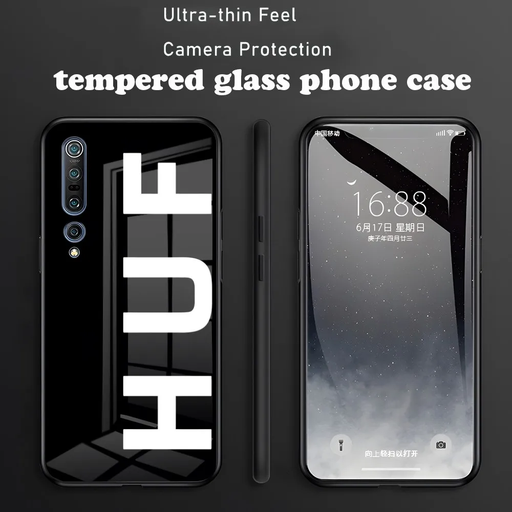 American Skate HUF HUFSF Phone Case For Huawei Mate60Pro P 50pro P40 ProPlus P9 Smart 2022 P Plus 30 20 10 9 Pro Plus Z Glass