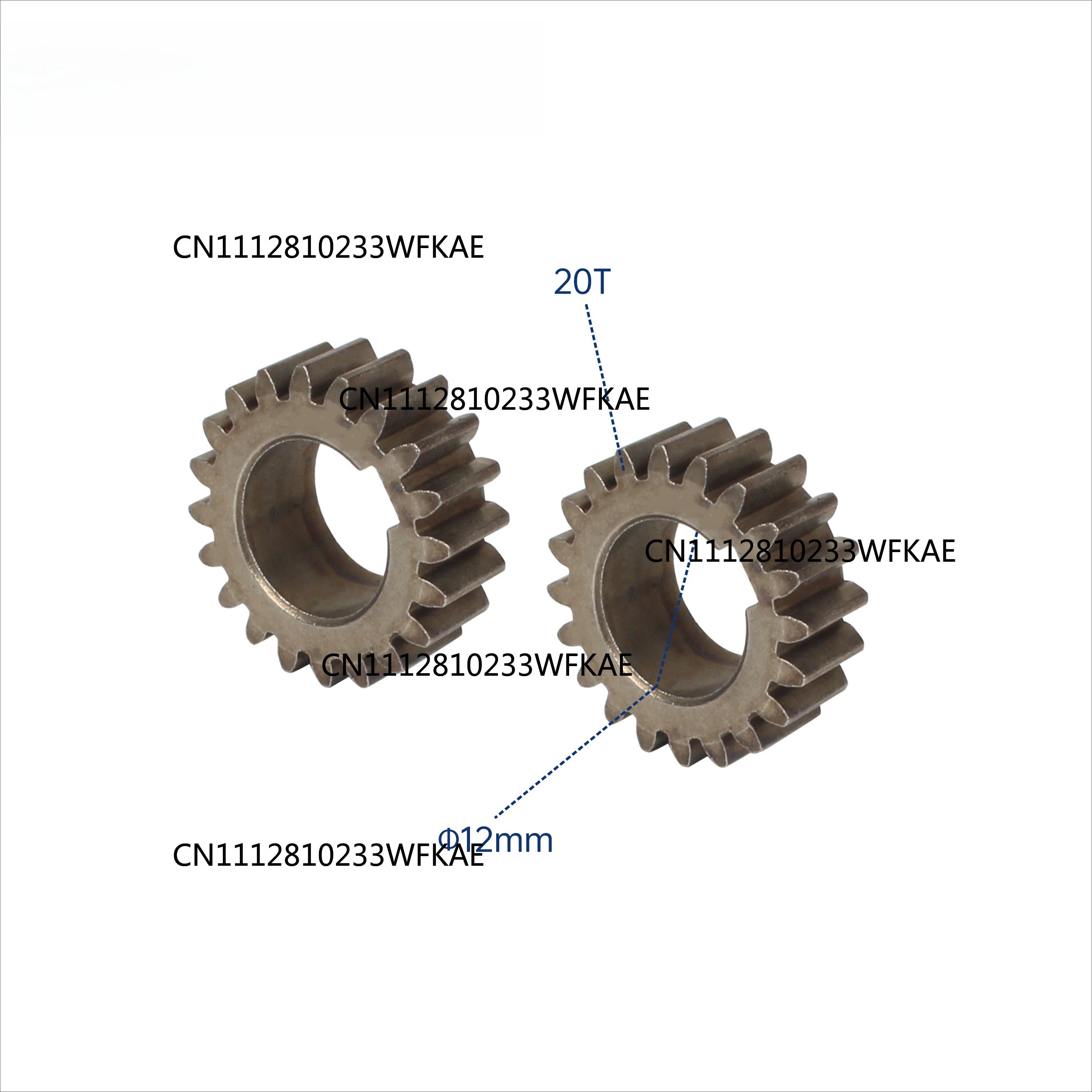 Spindle Change Gear 20/45T For CJ0618 Metal Gear Set Lathe Machine Accessories view 3