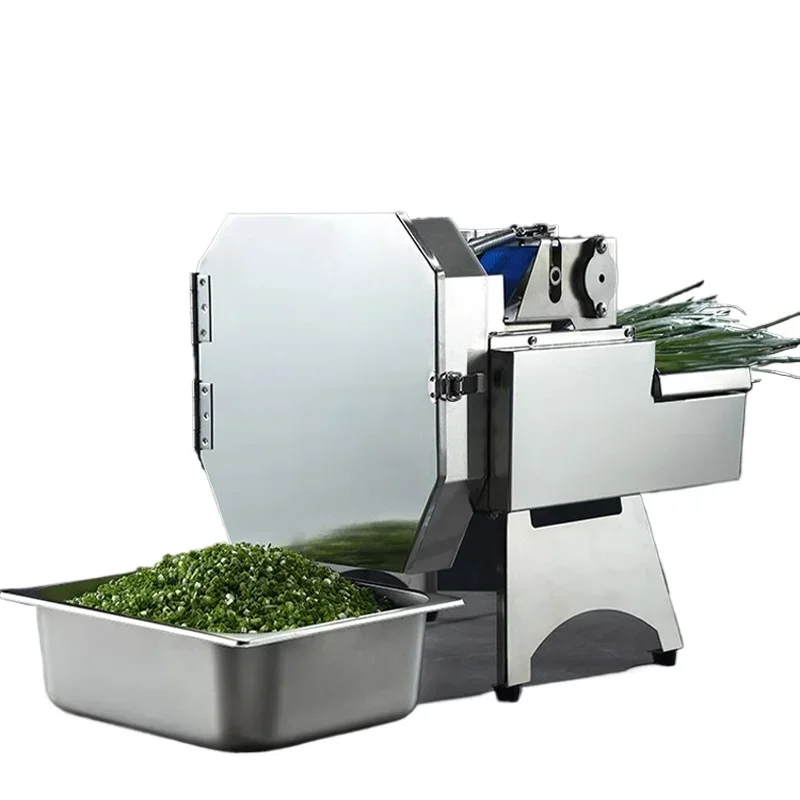 110V/220V Shallot Vegetable Cutter Machine Multifunctional Commercial Dicing Machine Carrot Potato Fruit Electric Slicer