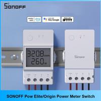SONOFF Pow Elite/Origin Power Meter Wifi 16A 20A LCD Energy Monitor Switch Overload Protector Relay Device EWeLink Alexa Google