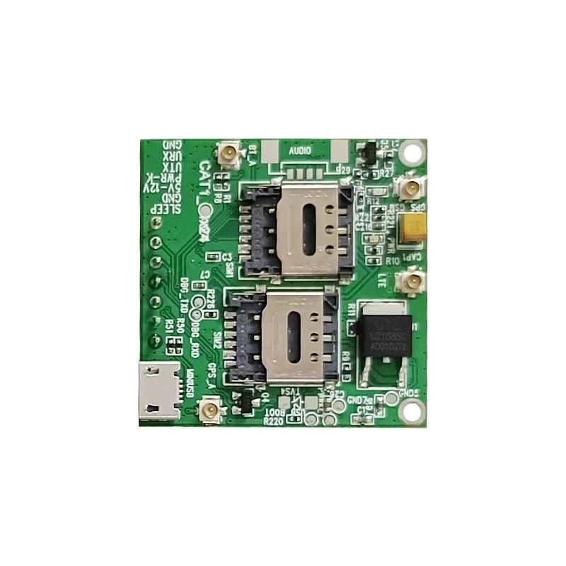 SIMCOM SIM7600E LTE CAT1 modul Breakout pengembangan papan inti dengan Slot kartu SIM