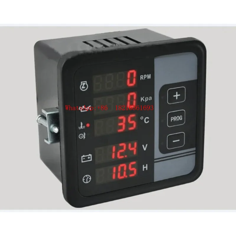 2026NEW 1PCS Engine Set GM50H Warm Water Oil Temperature Oil Pressure Speed Timing Digital Multi-function Meter