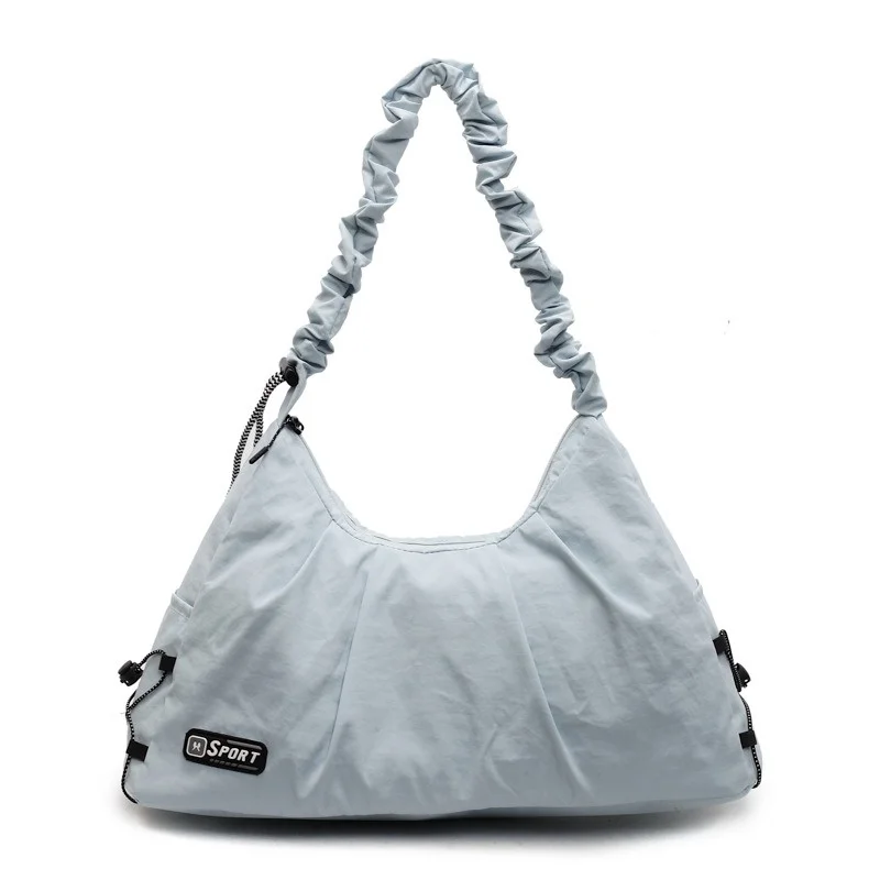 

Nesitu Fashion Casual Waterproof Lightweight Blue Black White Purple A4 Women Shoulder Messenger Bag M1201