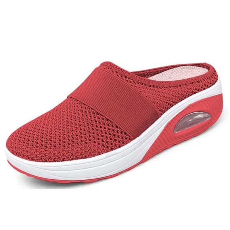 Women Wedge Slippers Premium Slippers Vintage Anti-slip Casual Female Platform Retro Shoes Plus Size Orthopedic Diabetic Sandals image 3