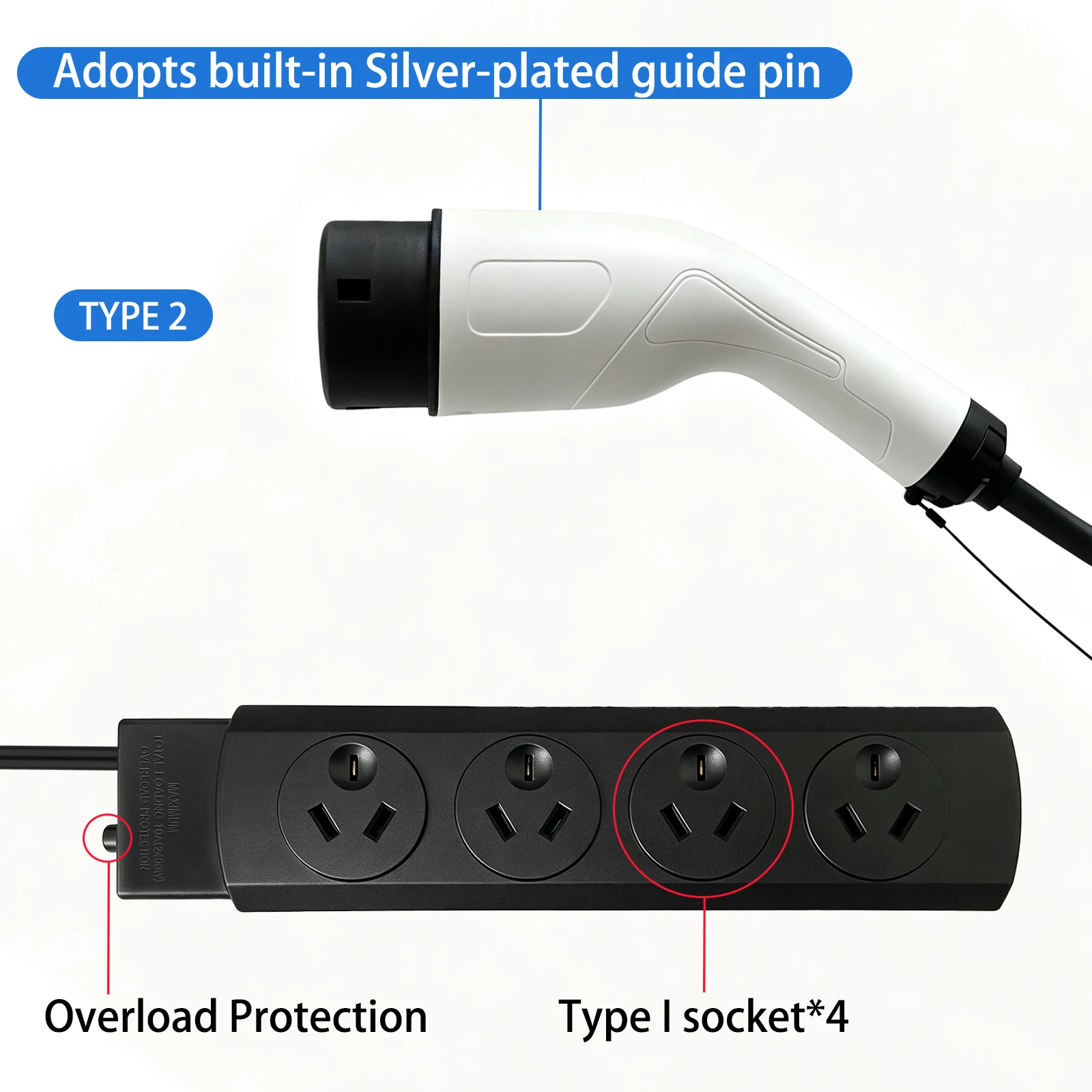 Type 2 V2L Discharge Adapter 2 - Outdoor Power Outlet Extension recension och pris