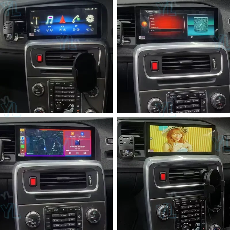 8.8 Inches For Volvo S60 V60 2011-2020 Car Radio Stereo Multimedia Video Player Android 13 GPS Navigation DSP Carplay 4G WiFi