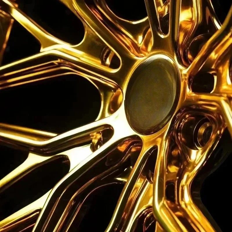 

Factory Sale Hot Selling - Inch -Piece Forged Alloy Wheel X X0 Golden Automobil