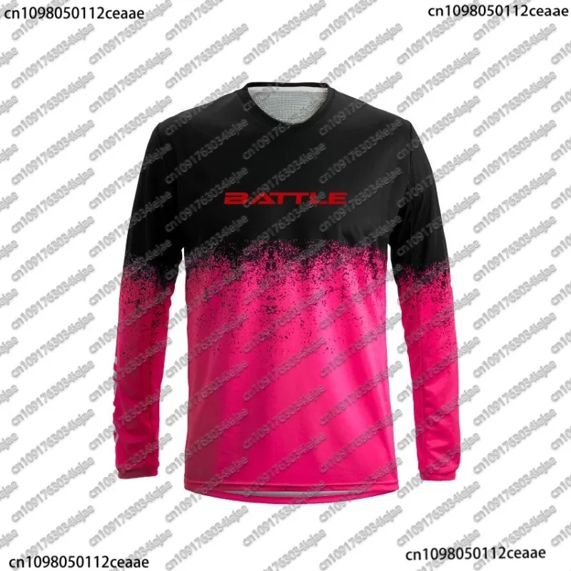 

Мужской мотоциклетный трикотаж BMX Enduro для гонок по бездорожью, MTB для скоростного спуска на выносливость, горный велосипед DH, дышащий трикотаж для сушки скорости