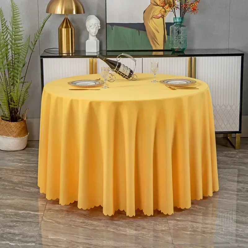 

Hotel bar hotel wedding banquet european-style restaurant simple art big round table cloth gray22