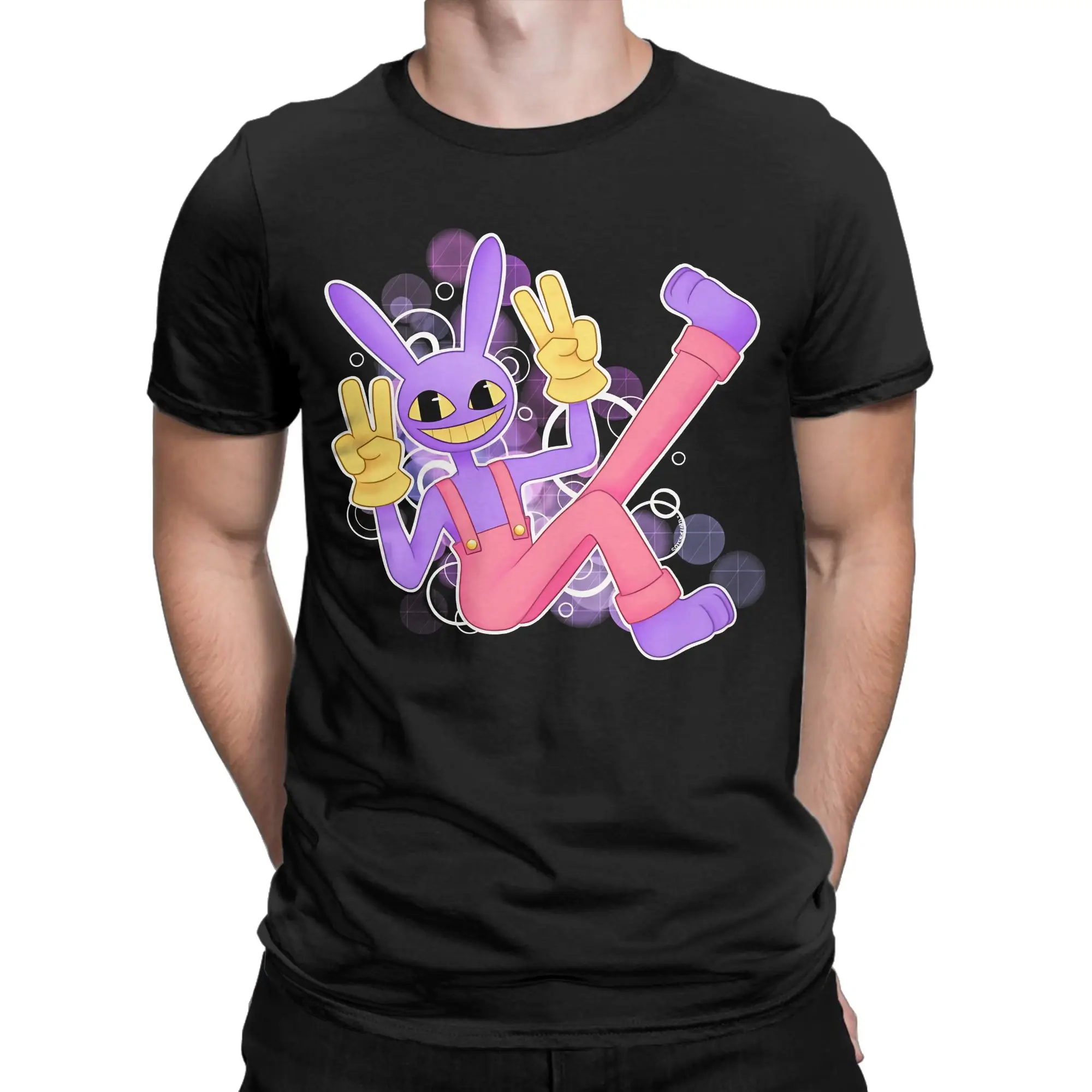 Jax The Amazing Digital Circus T Shirt for Men 100% Cotton Funny T-Shirts O Neck  Tee Shirt Short Sleeve Clothes Graphic