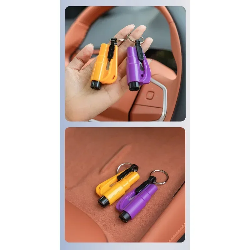 1Pcs Car Safety Hammer Mini Car with A Multi-functional Escape Hammer To Break The Glass Rescue Hammer Car Window