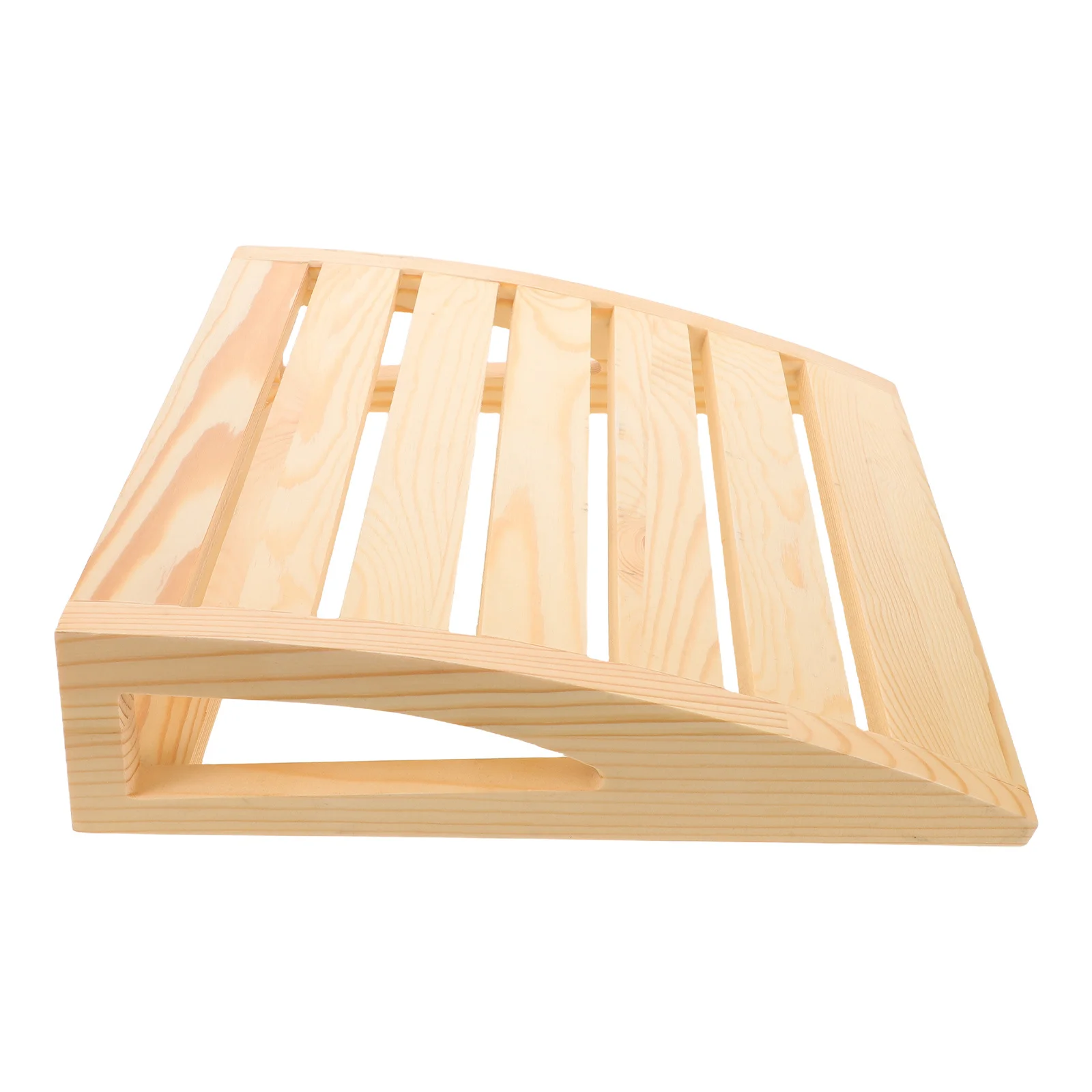 

Natural Wood Sauna Pillow Headrest Ergonomic Neck Lumbar Support Moisture Wicking Heat Resistant Spa Bath Accessory For Steam