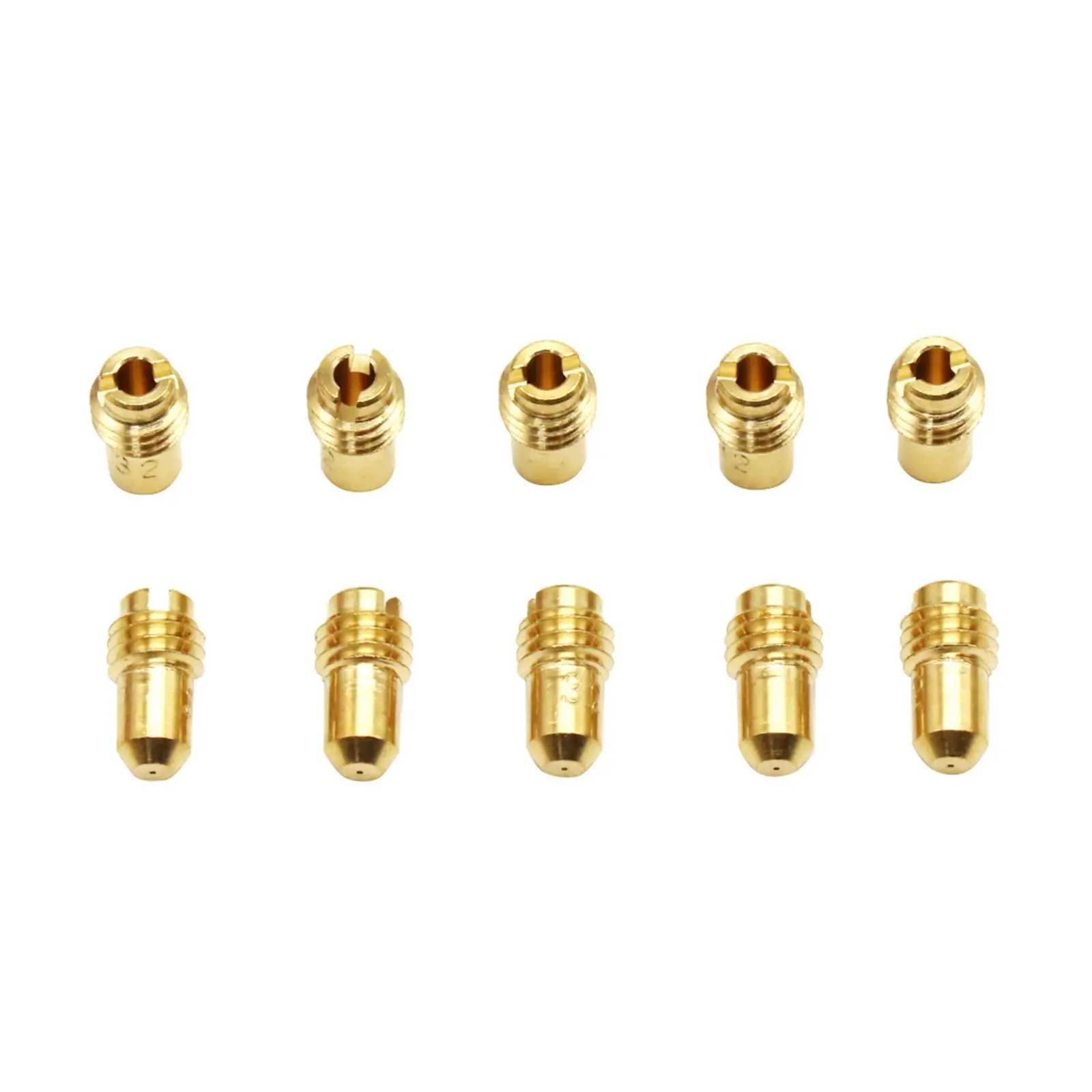 10x Carburetor Slow Pilot Jet Kit Motorbike for Dellorto Phbg Easily to Install Professional Easily Install Parts