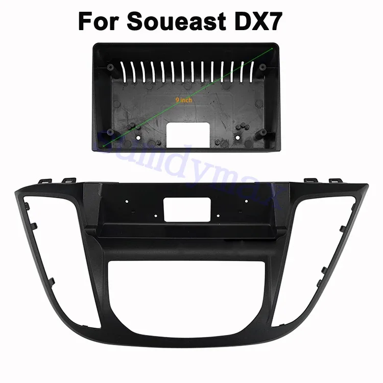 

9inch Android Big Screen Audio Dash Fitting Panel Kit For Soueast DX7 2015-2018 car radio Dash Fascia frame