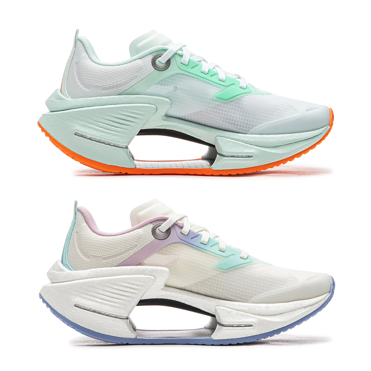 Li-Ning Women's SHADOW 3 ESSENTIAL Running Shoes JIANG Cushioned Rebound Wear-resistant LiNing Daily Jogging Sneakers ARRW004