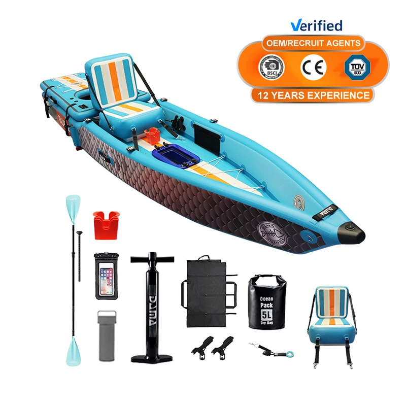 

DAMA Portable Upscale Kayak Inflatable Canoe Kayak Drop Stitch Pvc Inflatable Kayak