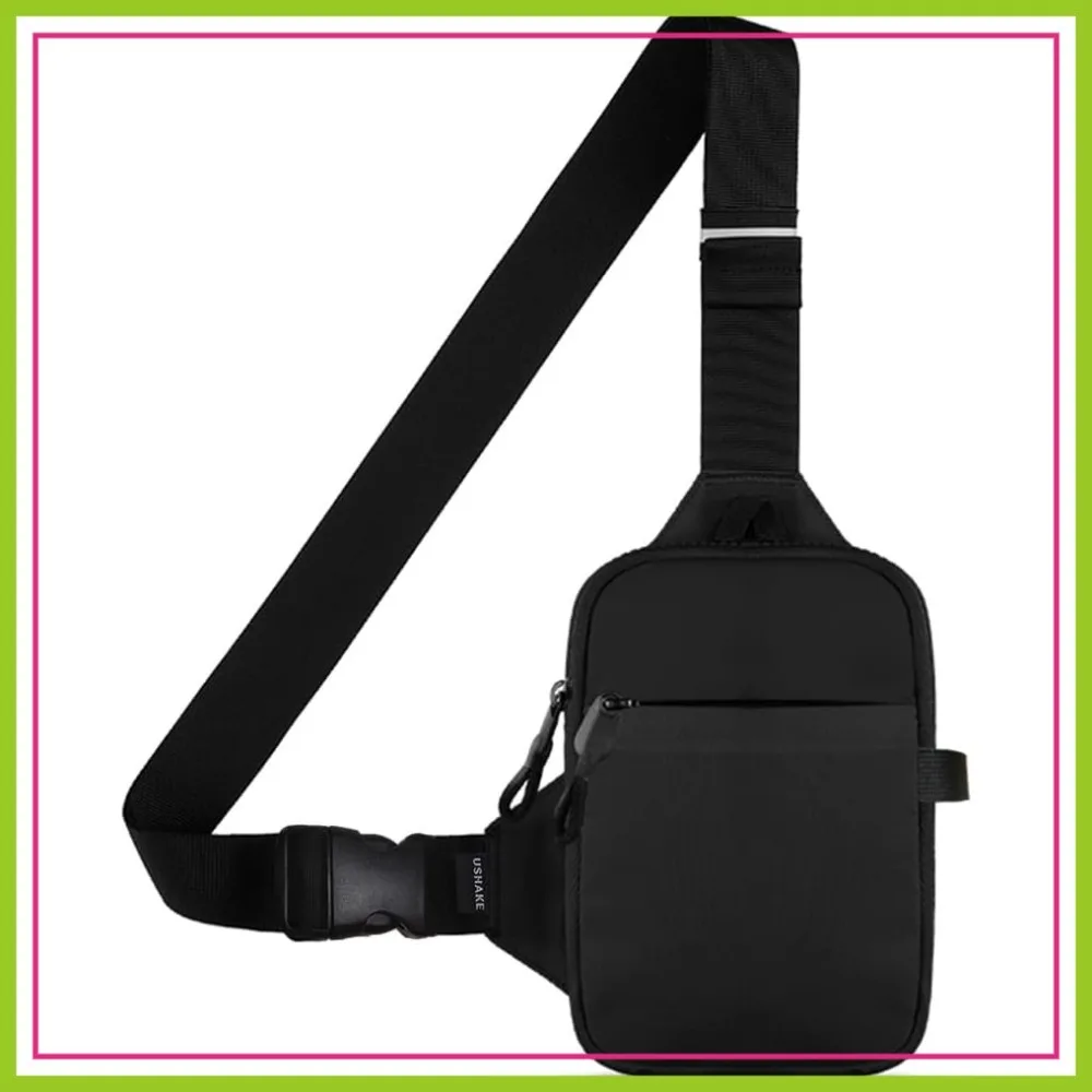

Mini Sling Bag for Men Women - Small Crossbody Phone Chest Bag for Hiking Traveling