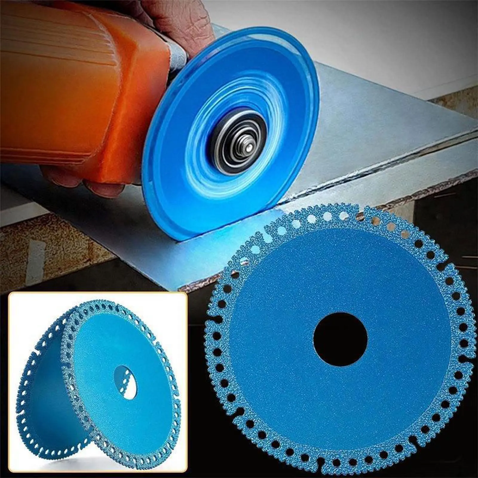 1 PCS Cutting Pieces Color Steel Tiles Metal Tiles Rock Slabs Marble PVC Pipes Saw Blades Angle Grinder Dry And Slice Durable