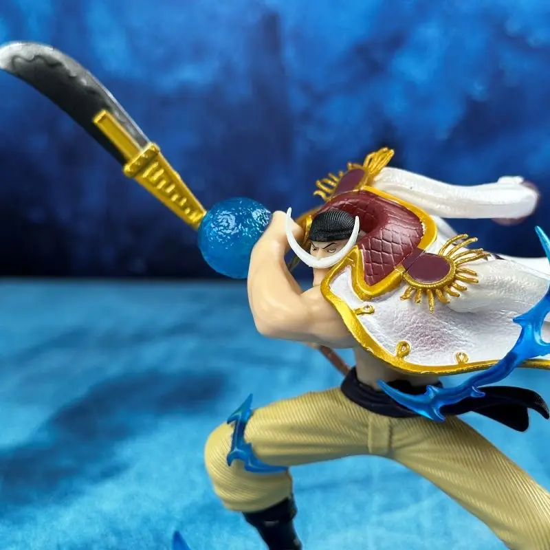 Statue Scene Combat Stance One Piece LXE Dward Newgate Peripheral Ornaments Birthday Gift Anime Figure Bandai Banpresto Model