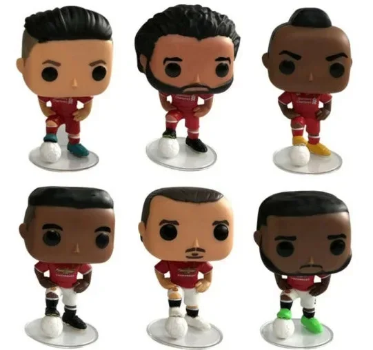 Funko Pop Football Stars Liverpool Manchester United Firmino Sadio Mane Mohamed Salah Lukaku Ибрагимович Погба Игрушка Подарок ребенку