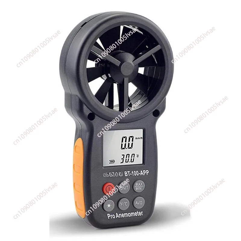 Handheld Anemometer Digital Wind Speed Measurement Temperature Tester LCD Display Air Flow Speed Wind Meter BT-100