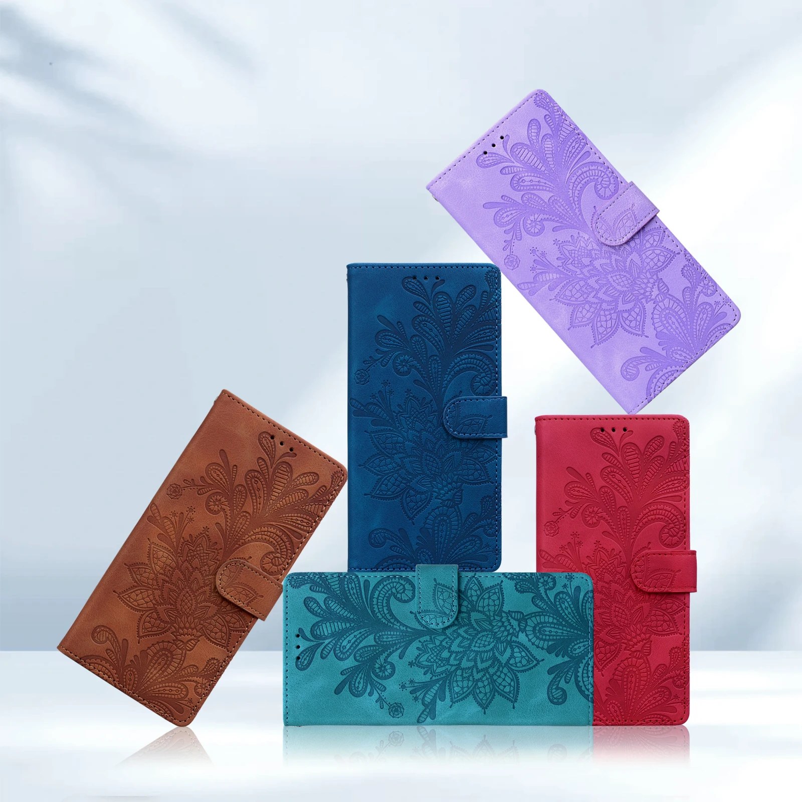 Magnetische Flip-Leder-Mappenhülle für Redmi 14C 14R 13C 12C 10 10C 10A A4 A3 A2 A1 Plus Redmi Note 14 13 Pro Plus 4G/5G – Detail 2