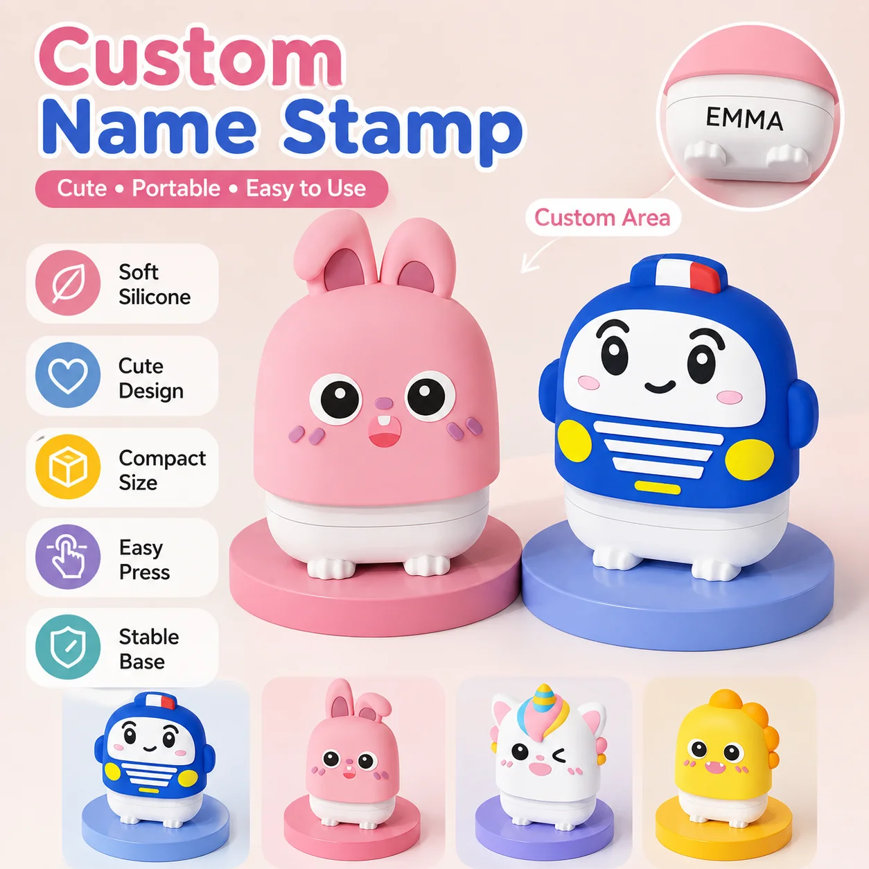 Tampon nominatif personnalisab - Self Inking Stamp avis et prix