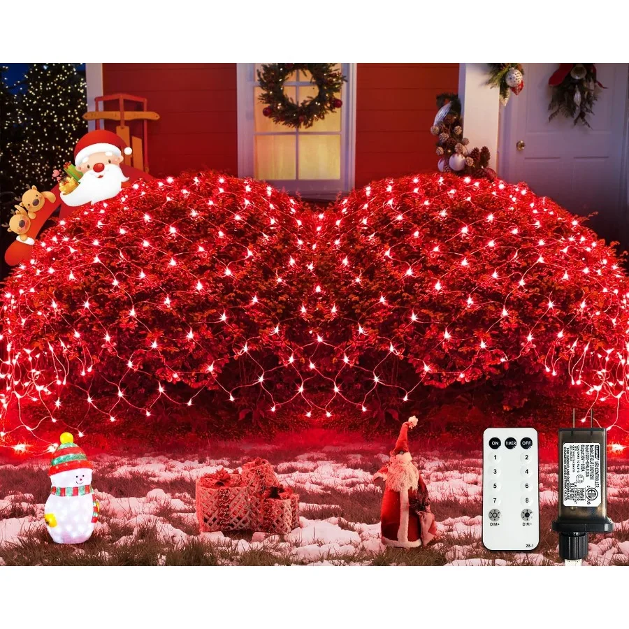 Red Christmas Net L… - image