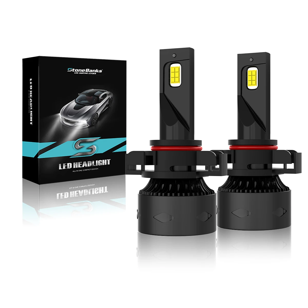 

Mini LED Headlight Bulbs 12V 3000K 6000K Small Size with EMC H1 H3 H7 H8 H9 H11 9005 9006 9012