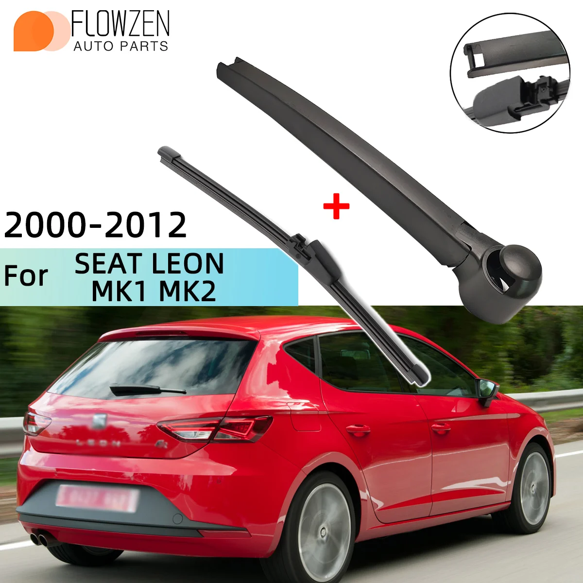 Passt Für SEAT LEON MK1 MK2 2000-2012 Hinten Scheibenwischerblatt Wischerarm Windschutzscheibe Scheibenwischer Bürsten Reinigungszubehör