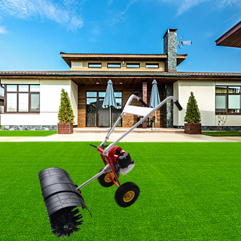 

Hand-held Portable Lawn Combing Machine Artificial Lawn Cleaning Sweeper