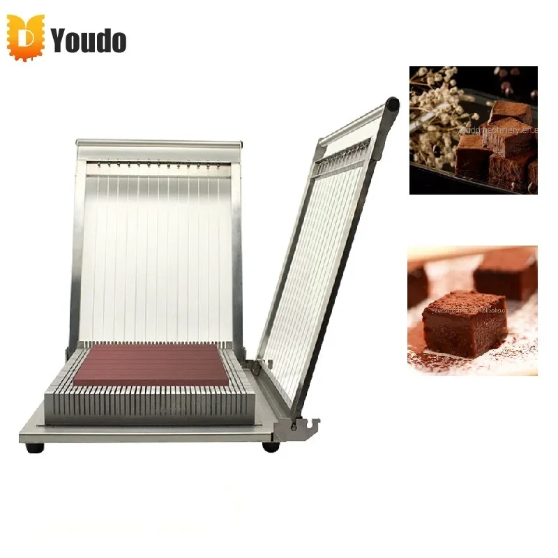 Soft Candy Wire Guitar Cutter Machine Raw Chocolate Making Machine To Cut Milk Oat Peanut Grain Chocolate Cube Bar Cheese Stripe