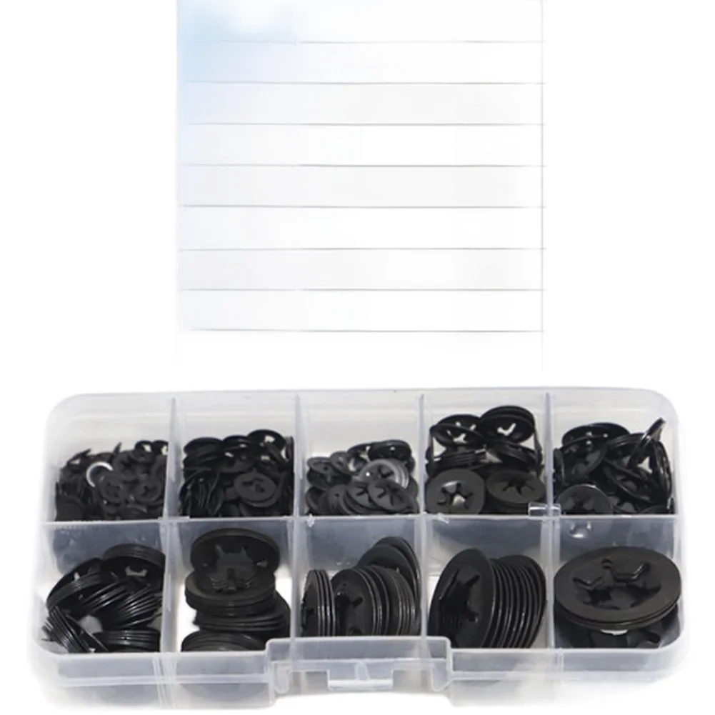 Easy Storage Washer Box Manganese Steel Vibration Resistant Plum Blossom Washers Manganese Steel Material Secure Fastening