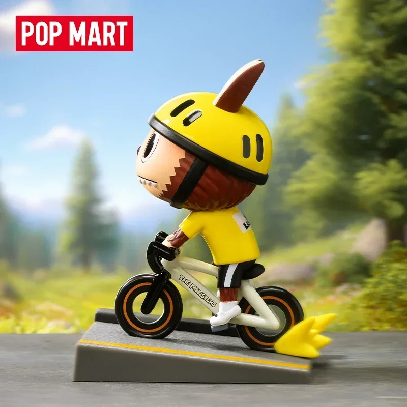 

POP MART LABUBU THE MONSTERS Summer Cycling Series Kawaii Anime Action Figure Surprise Mystery Box Blind Box Toys Dolls Girls