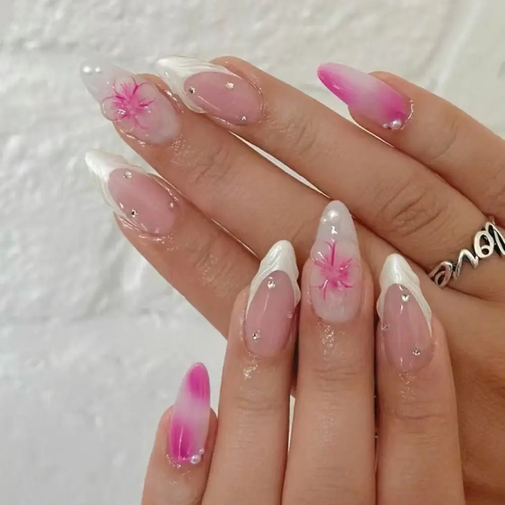 24Pcs Manicure Long… - image